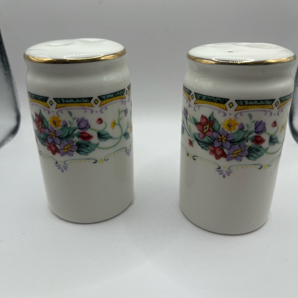 Floral Ceramic Salt and Pepper Shakers